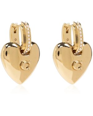 COACH Messing Oorbellen - Metallic