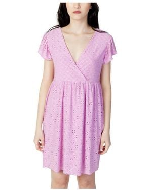 Jacqueline De Yong Short Dresses - Purple