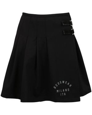 Gcds Short Skirt - Zwart