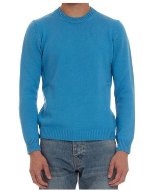 Roberto Collina Round-Neck Knitwear - Blue