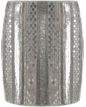 Alberta Ferretti Short Skirts - Grey