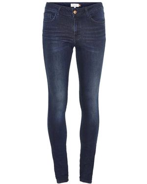 Part Two Jeans ,Blauw ,Denim Slim-Fit Donkere Denim Broek Alice
