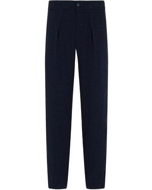 Giorgio Armani Slim-Fit Trousers - Blue