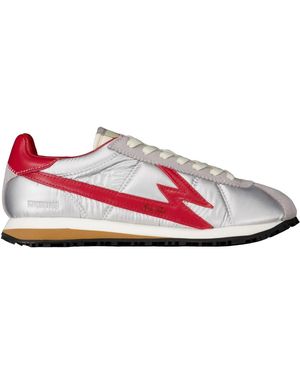 MOA Silberne Sneakers Fl084 - Grau