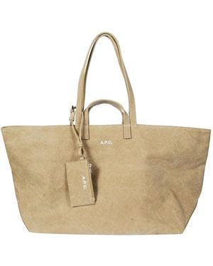 A.P.C. Tote Bags - Natur