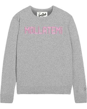 MC2 Saint Barth Round-Neck Knitwear - Gris