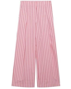 Dries Van Noten Wide Trousers - Pink