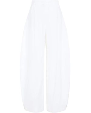 Jacquemus Broeken ,Wit ,Katoen Ovalo Broek