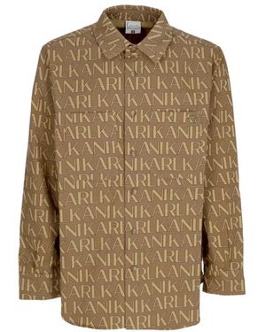 Karlkani Langarm Overshirt Sand - Natur