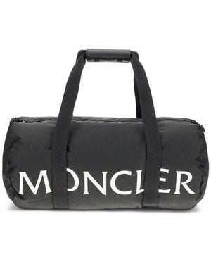 Moncler Sportliche Duffle Reisetasche - Schwarz