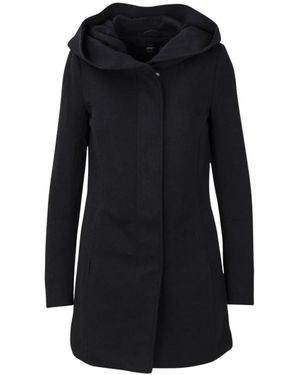 ONLY Jassen ,Zwart ,Katoen Gecoate Jas Relaxed Fit