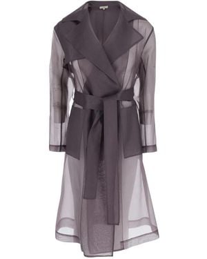 Antonelli Belted Coats - Morado
