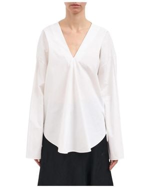 Ruohan Blouses - White