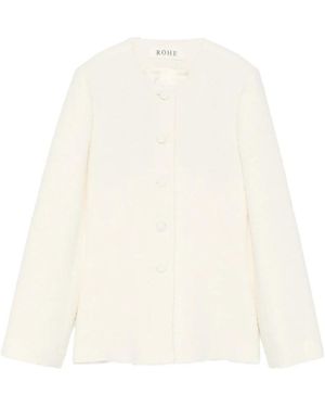 Rohe Tweed Jackets - Blanco