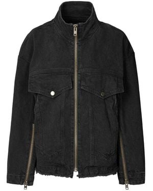 Rabens Saloner Jackets > denim jackets - Noir