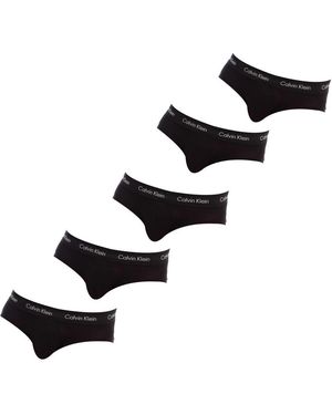 Calvin Klein Icon Cotton Stretch 5-Pack Slips - Zwart