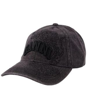 Ganni Hats & Caps - Black