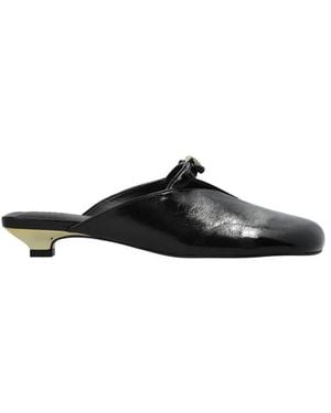 Ganni Heeled Mules - Negro