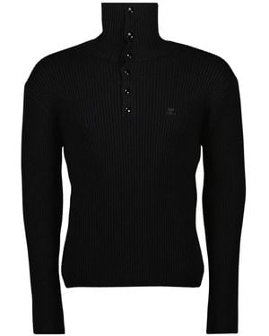 Courreges Turtlenecks - Noir