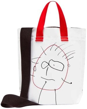 Plan C Tote Bags - White