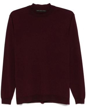 Low Brand Rundhals-Strickware - Lila