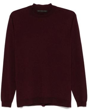 Low Brand Round-Neck Knitwear - Violet