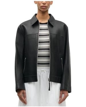 Samsøe & Samsøe Leather Jackets - Nero