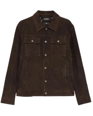 7 For All Mankind Leather Jackets - Brown