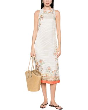 Just Cavalli Midi Dresses - Metallic