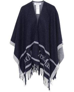Max Mara Jassen ,Blauw ,Wol Pirania Wol Kaap