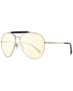 Tommy Hilfiger Occhiali da sole aviator con lenti a specchio e gradienti - Metallizzato