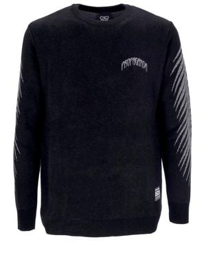 Propaganda Round-Neck Knitwear - Blue