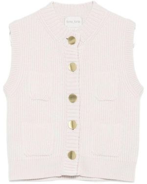 forte_forte Vests - Blanco