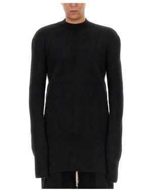 Rick Owens Round-Neck Knitwear - Negro