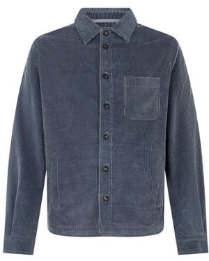 Fedeli Knielanger Mantel Mit Kapuze - Blau