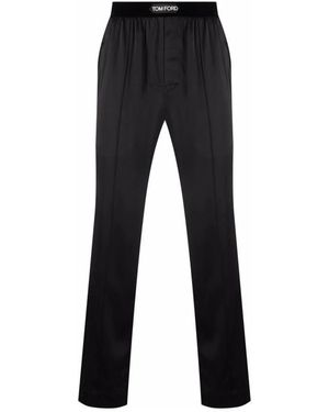 Tom Ford Broeken ,Zwart ,Rechte Broek