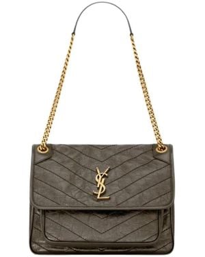 Saint Laurent Niki Medium - Grijs