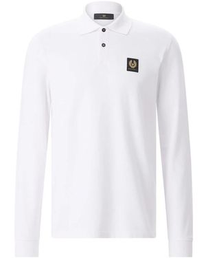 Belstaff Tops ,Wit ,Katoen Polo Shirts