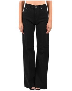 Dondup Gerades Jeans - Schwarz