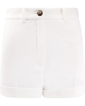 Elisabetta Franchi Casual Shorts - White