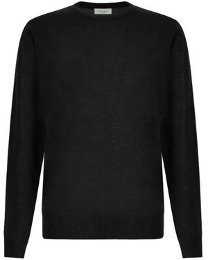 Canali Round-Neck Knitwear - Black