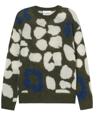 Closed Round-Neck Knitwear - Green