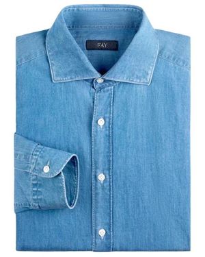 Fay Denim Shirts - Blue