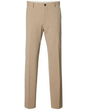 SELECTED Suit Trousers - Natural