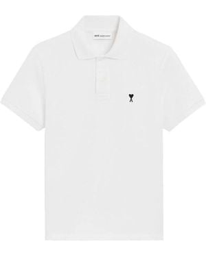 Ami Paris Polo Shirts - Blanco