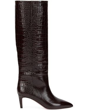 Paris Texas Heeled Boots - Brown