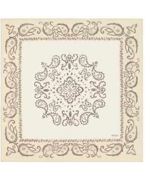 BOGGI Seidenbandana Mit Paisley-Print - Natur