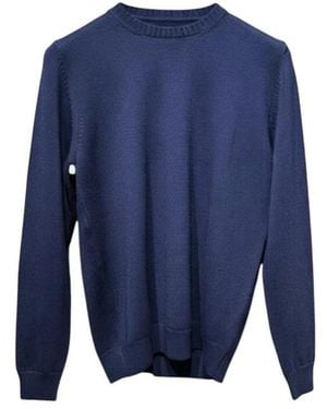 Fedeli Round-Neck Knitwear - Azul