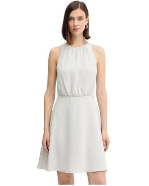 ARMANI EXCHANGE Ärmelloses Kleid Mit Taillierung - Weiß