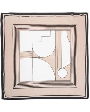 ESTRO Silk Scarves - Metallic